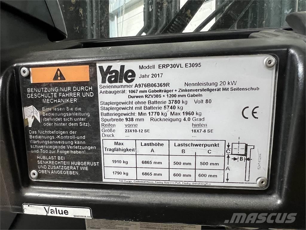 Yale ERP30VL Carretillas de horquilla eléctrica
