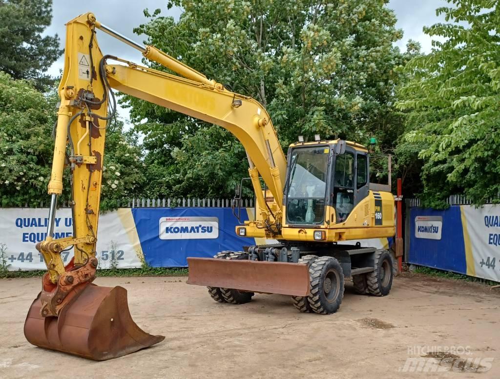 Komatsu PW 160-7 Excavadoras de ruedas