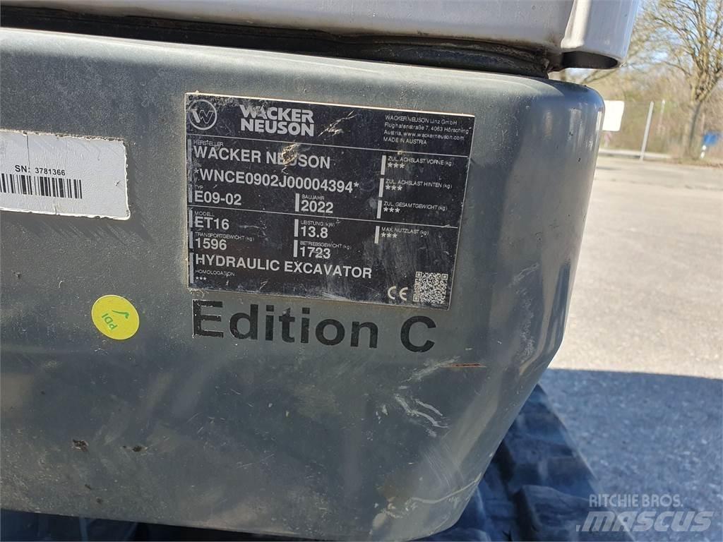 Wacker Neuson ET16 Excavadoras de cadenas