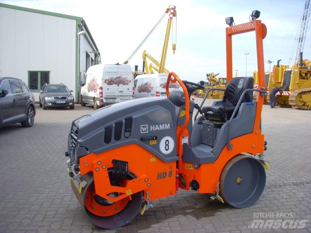 Hamm HD 8 VV Rodillos de doble tambor
