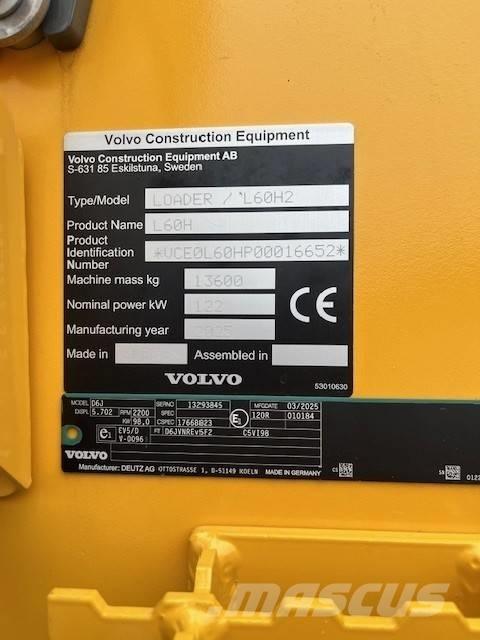Volvo L 60 H Cargadoras sobre ruedas