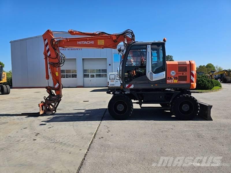 Hitachi ZX 145 W-3 Excavadoras de ruedas