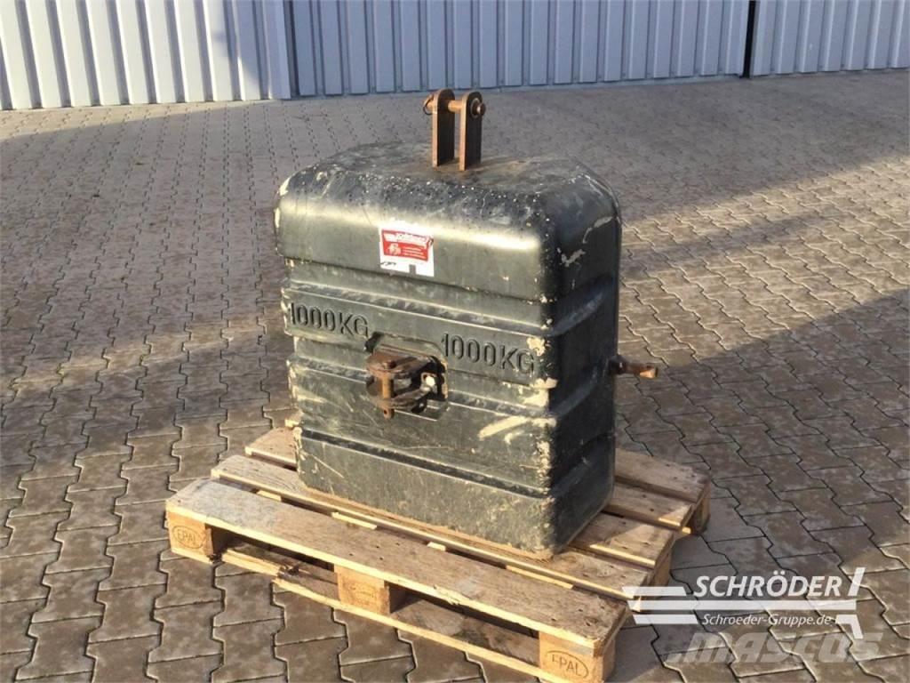  1000 KG Otros accesorios para tractores