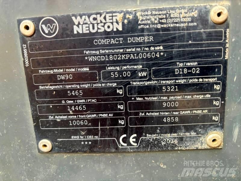 Wacker Neuson DW 90 Dúmpers de obra