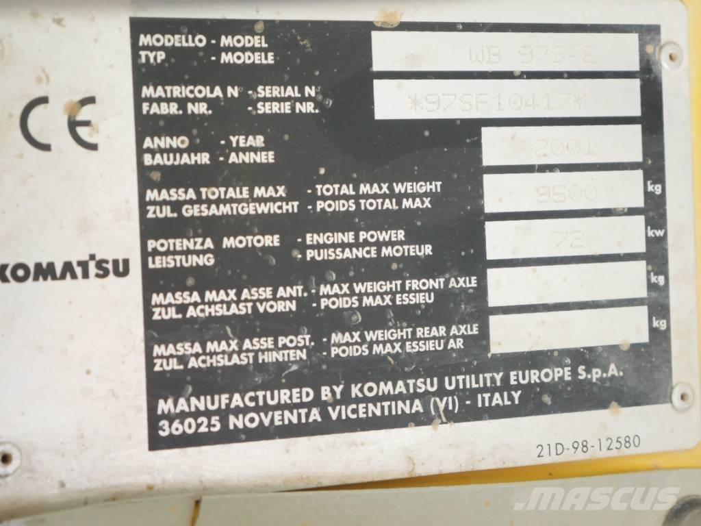 Komatsu WB 97 S-2 Retrocargadoras