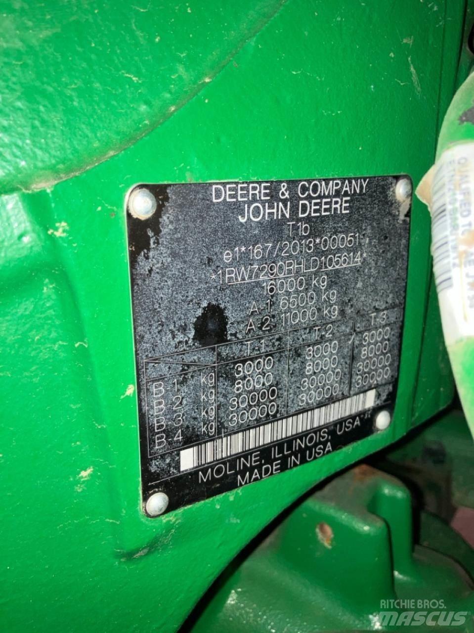 John Deere 7290R Tractores