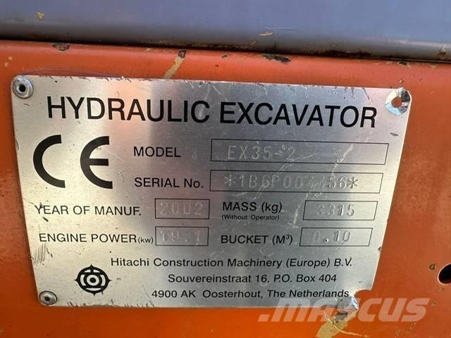Hitachi EX 35-2 Mini excavadoras < 7t