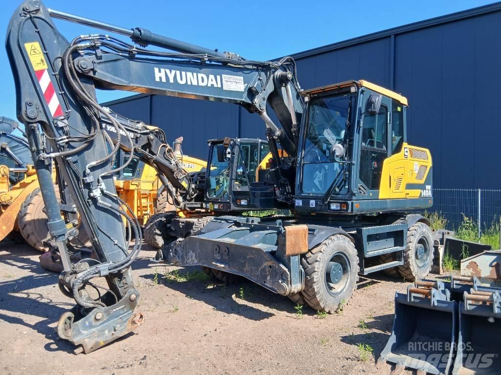 Hyundai HW 145 Excavadoras de ruedas