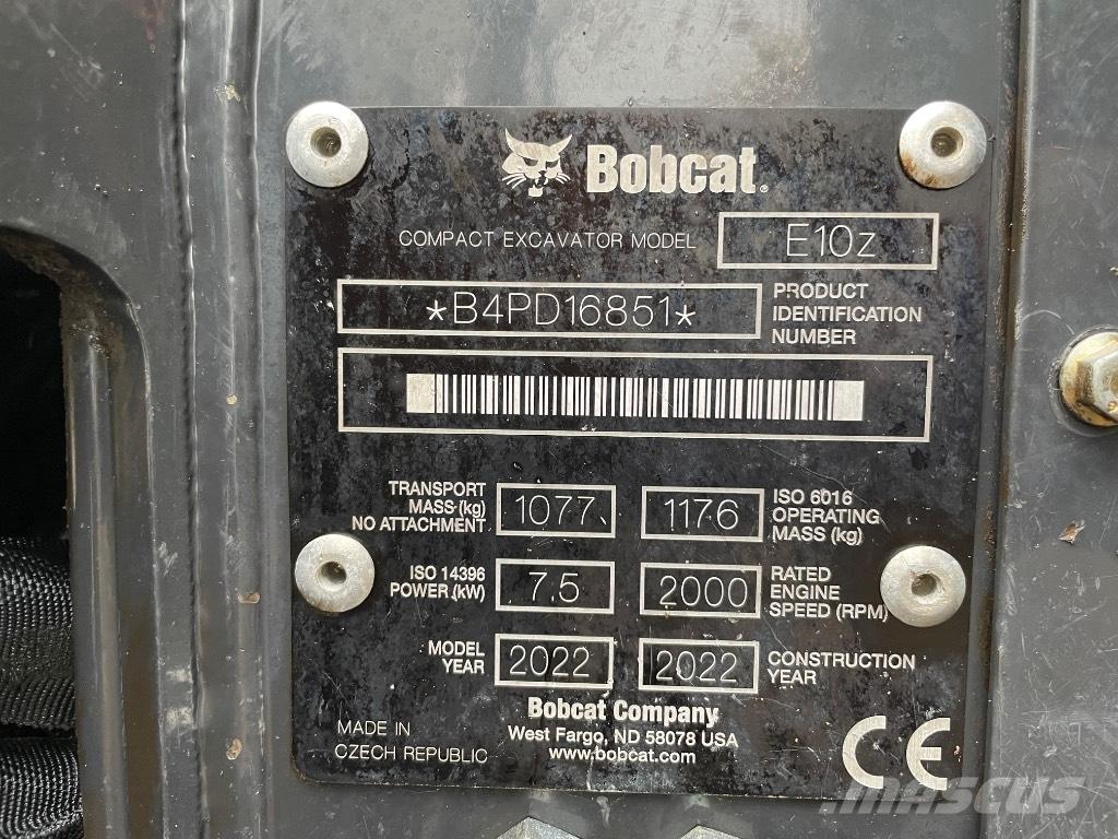 Bobcat E 10z Mini excavadoras < 7t