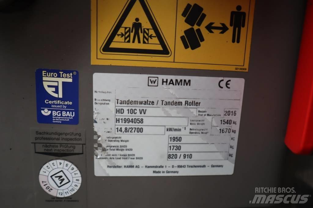 Hamm HD 10C VV Rodillos de doble tambor