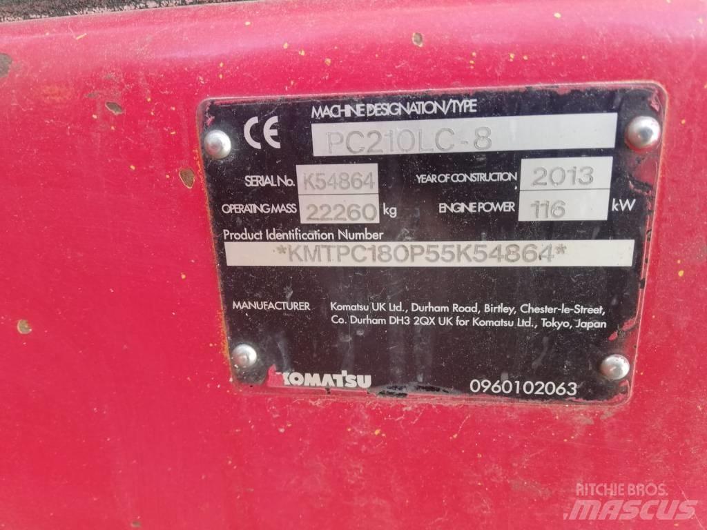 Komatsu PC 210-8 Excavadoras de cadenas