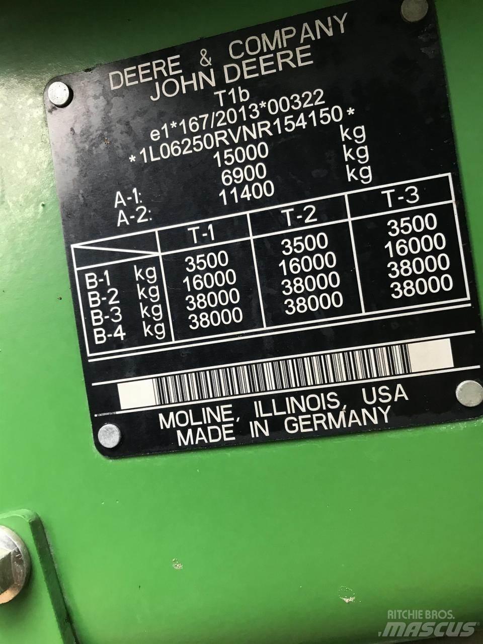 John Deere 6R 250 Tractores