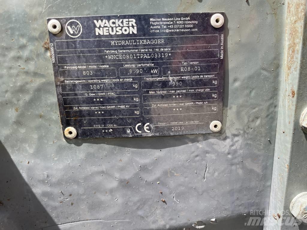 Wacker Neuson 803 Mini excavadoras < 7t