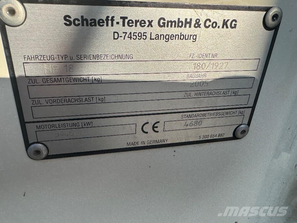 Terex HR 18 Mini excavadoras < 7t