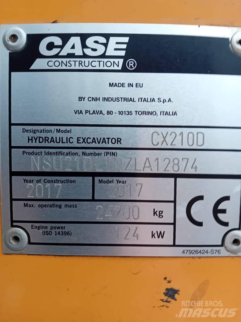 CASE CX 210 D Excavadoras de cadenas