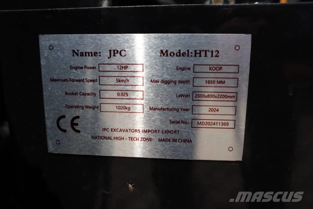 JPC HT12 Mini excavadoras < 7t