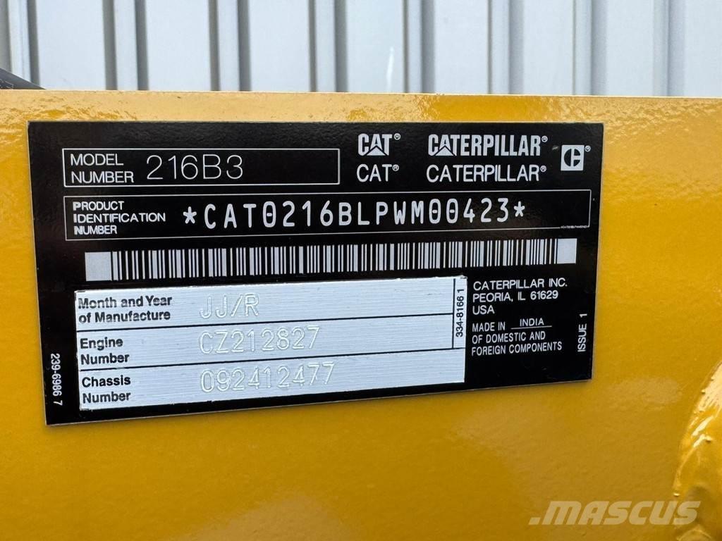 CAT 216B3 Cargadoras sobre ruedas