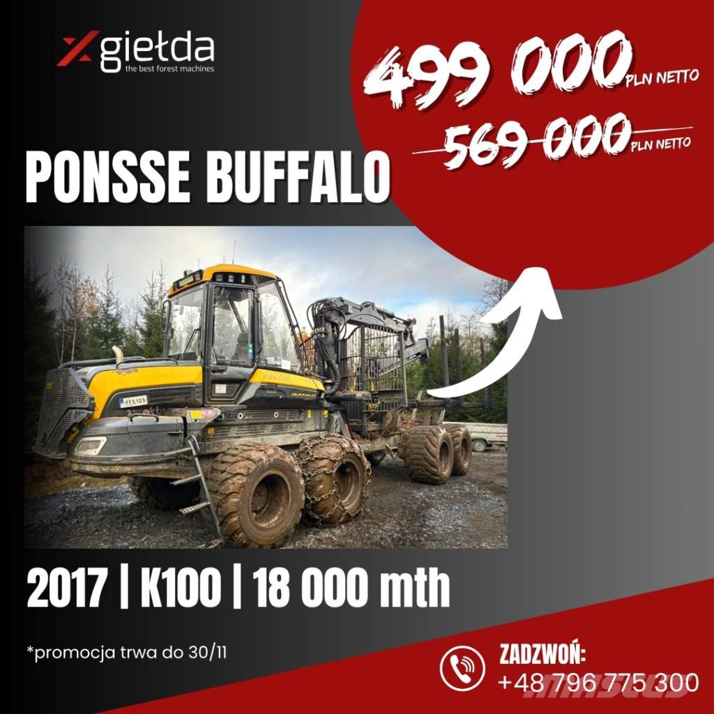 Ponsse Buffalo Autocargadoras