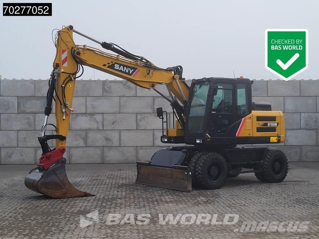 Sany SY155 W Excavadoras de ruedas
