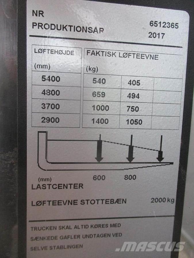 BT SPE 140L Apiladores eléctricos