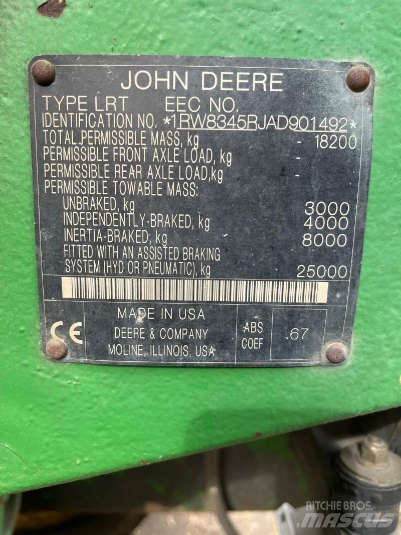 John Deere 8345RT Grúas de oruga