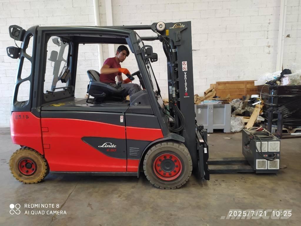 Linde E50/600 L Carretillas de horquilla eléctrica
