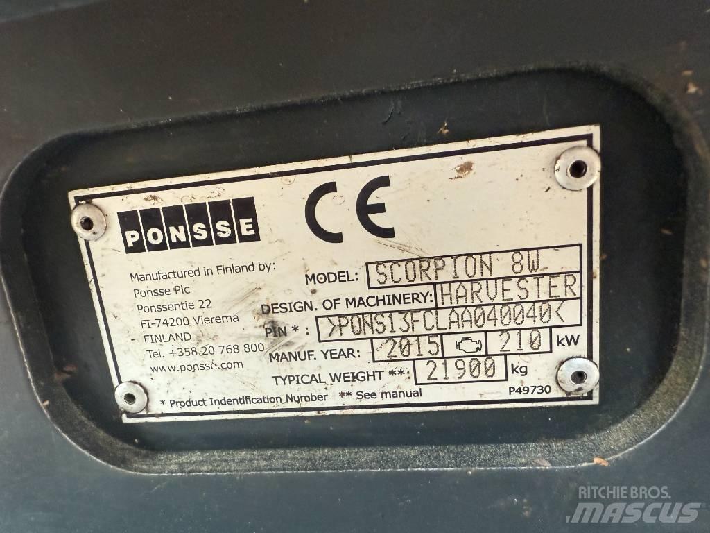 Ponsse SCORPION 8W Cosechadoras