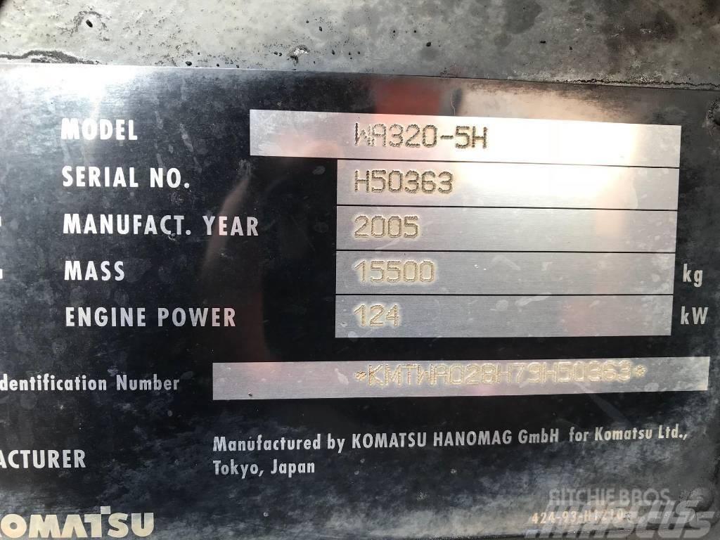 Komatsu WA320-5H Cargadoras sobre ruedas