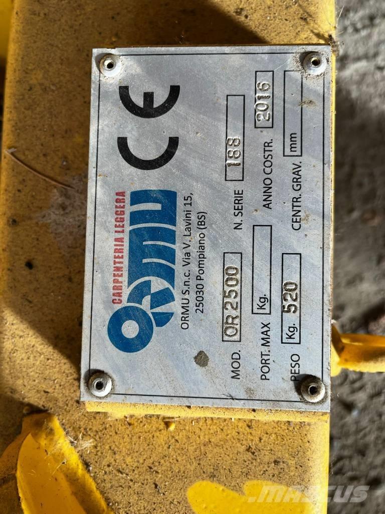  ORMU LAMA NEVE 2500 Láminas y cuñas quitanieves