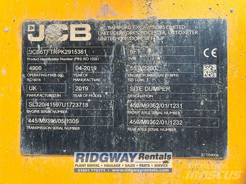 JCB 6 FT Dúmpers de obra
