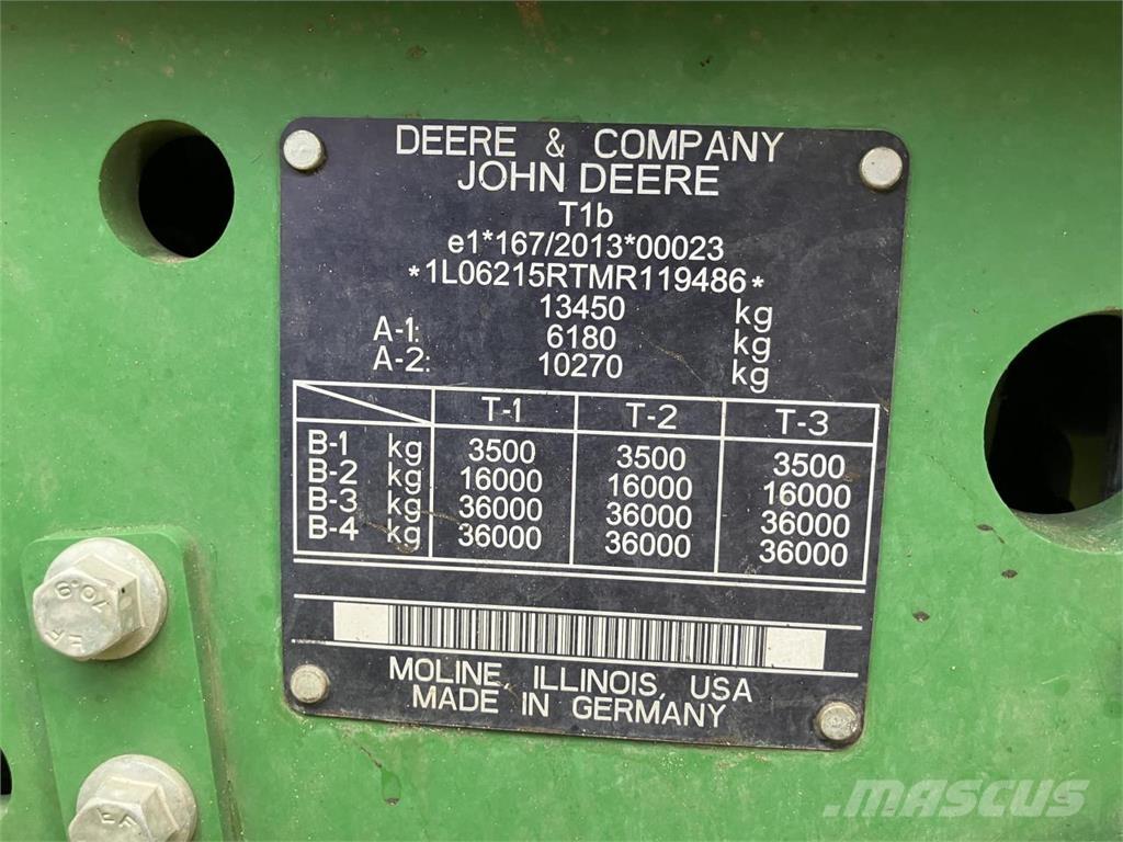 John Deere 6215R Tractores
