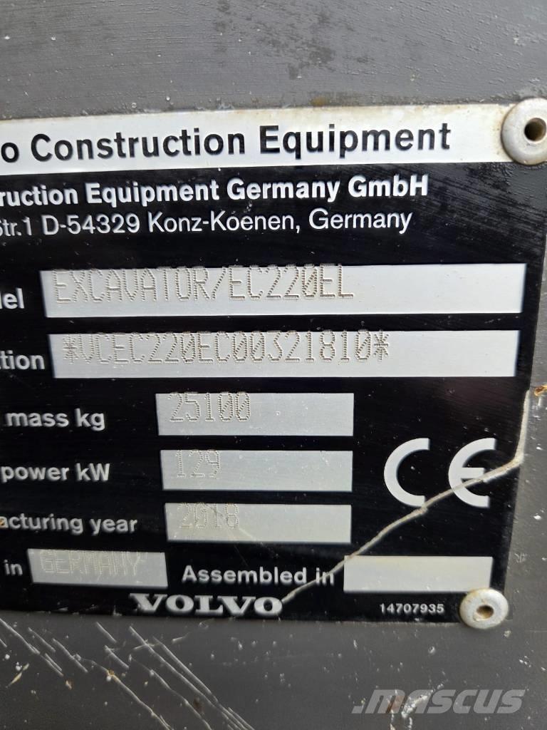 Volvo EC220EL Excavadoras de cadenas