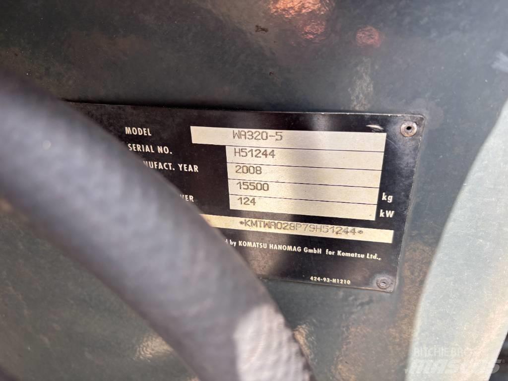 Komatsu WA 320-5 Cargadoras sobre ruedas