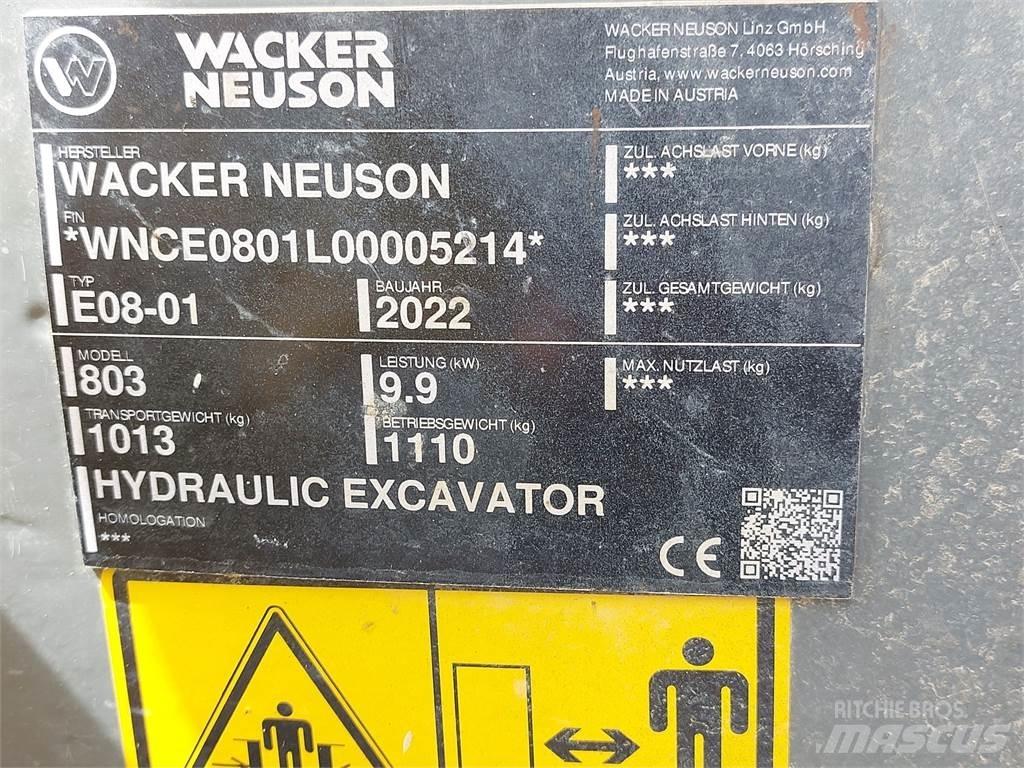 Wacker Neuson 803 Excavadoras de cadenas