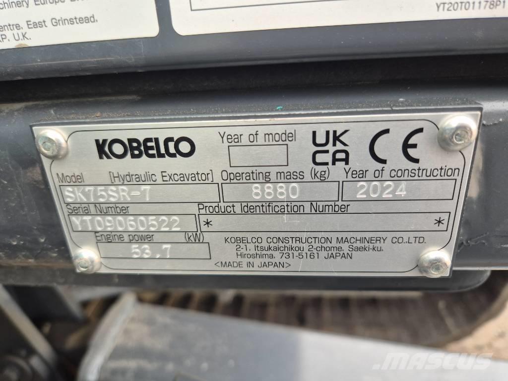 Kobelco SK75SR-7 Excavadoras 7t - 12t