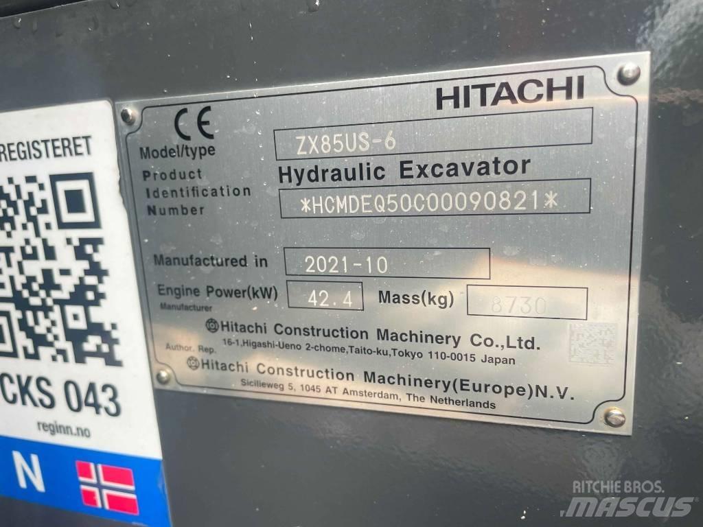 Hitachi ZX 85 US-6 Excavadoras 7t - 12t