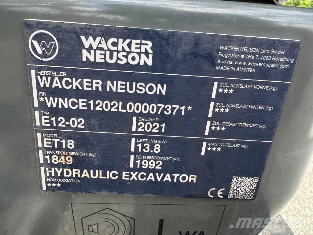 Wacker Neuson ET18 Excavadoras de cadenas