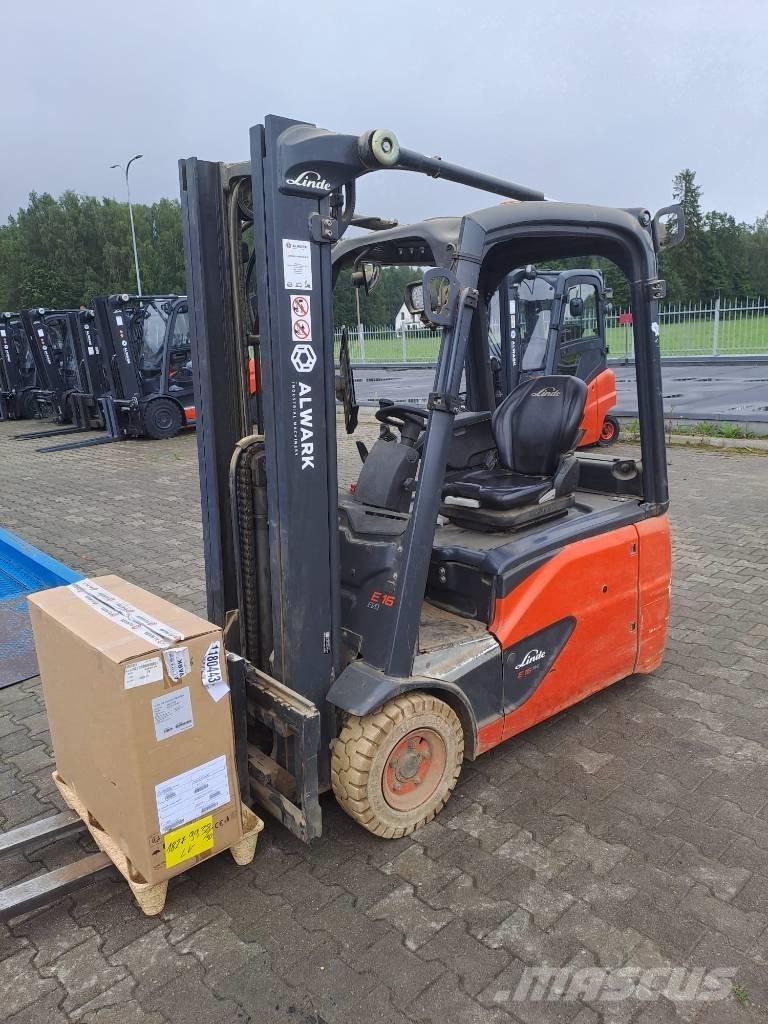 Linde E 16 Carretillas de horquilla eléctrica
