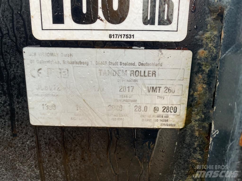 JCB VMT 260-120 Rodillos de doble tambor