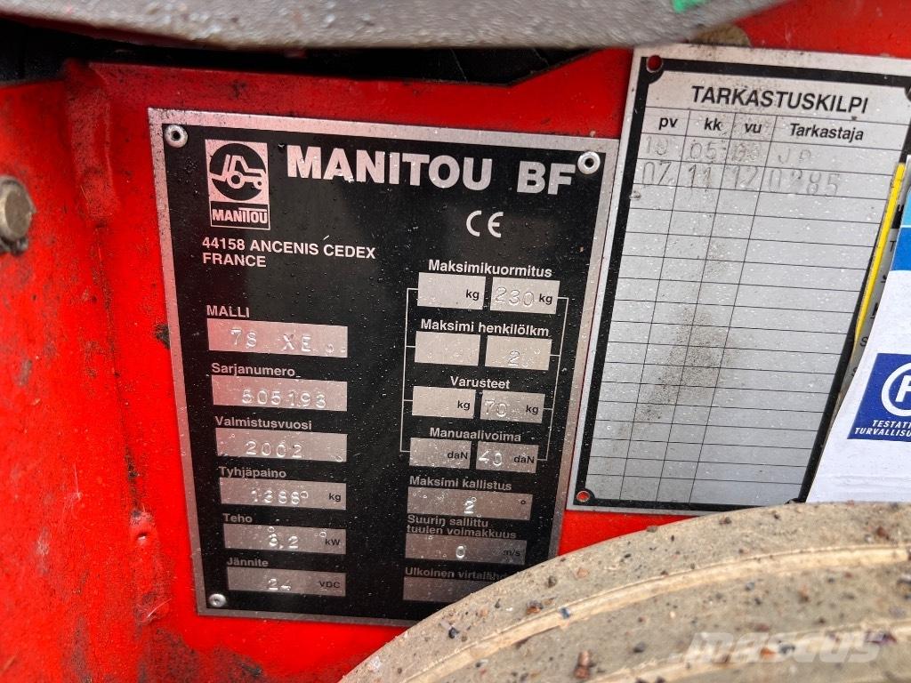 Manitou 78 XE Plataformas tijera