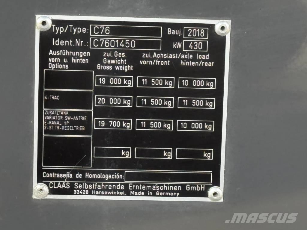 CLAAS Lexion 770 Cosechadoras combinadas