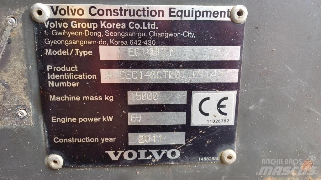 Volvo EC 140 C L M Excavadoras de cadenas