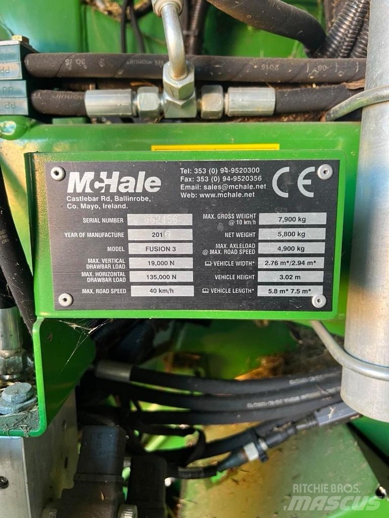 McHale Fusion 3 Plus Rotoempacadoras