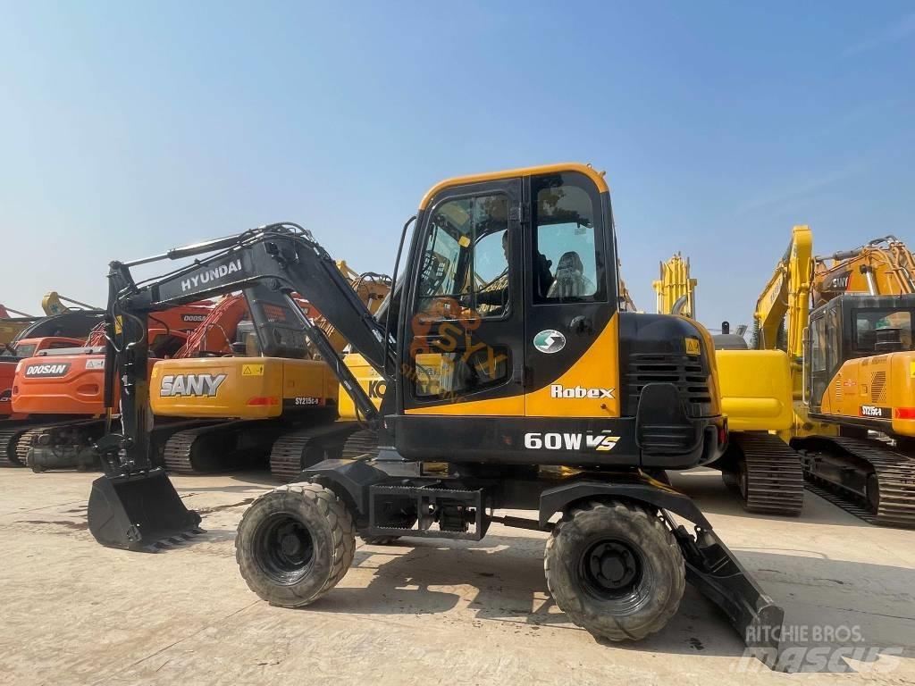 Hyundai 60 W VS Excavadoras de ruedas