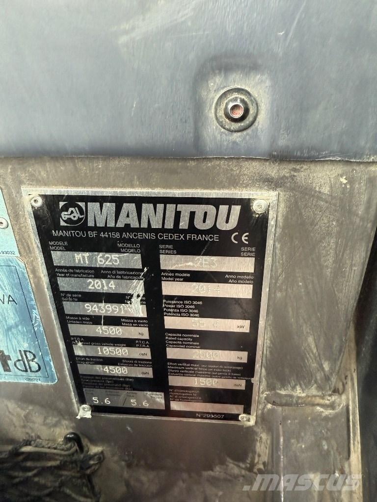 Manitou MT 625 2E3 Carretillas telescópicas