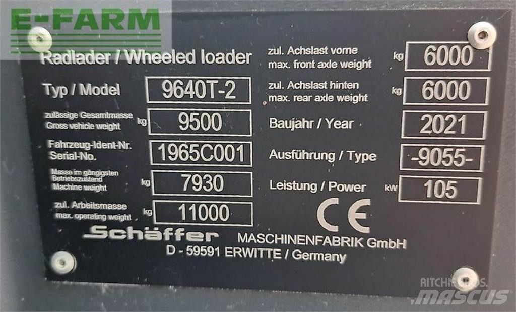 Schäffer 9640 t-2 Manipuladores telescópicos agrícolas