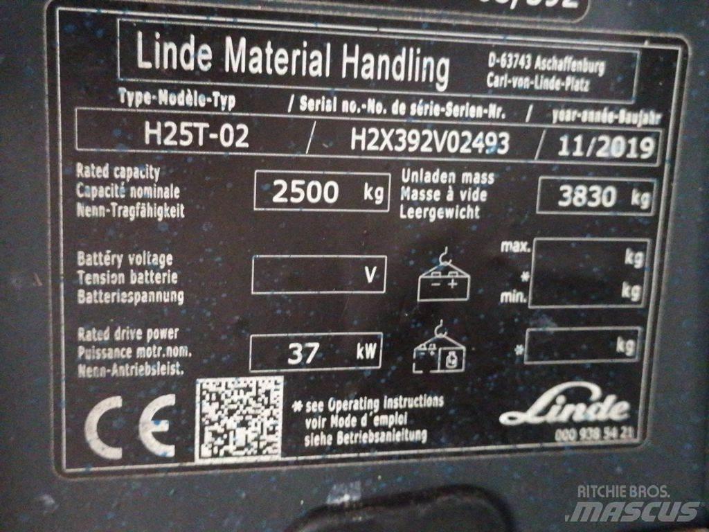 Linde H25T-02 Carretillas de horquilla eléctrica