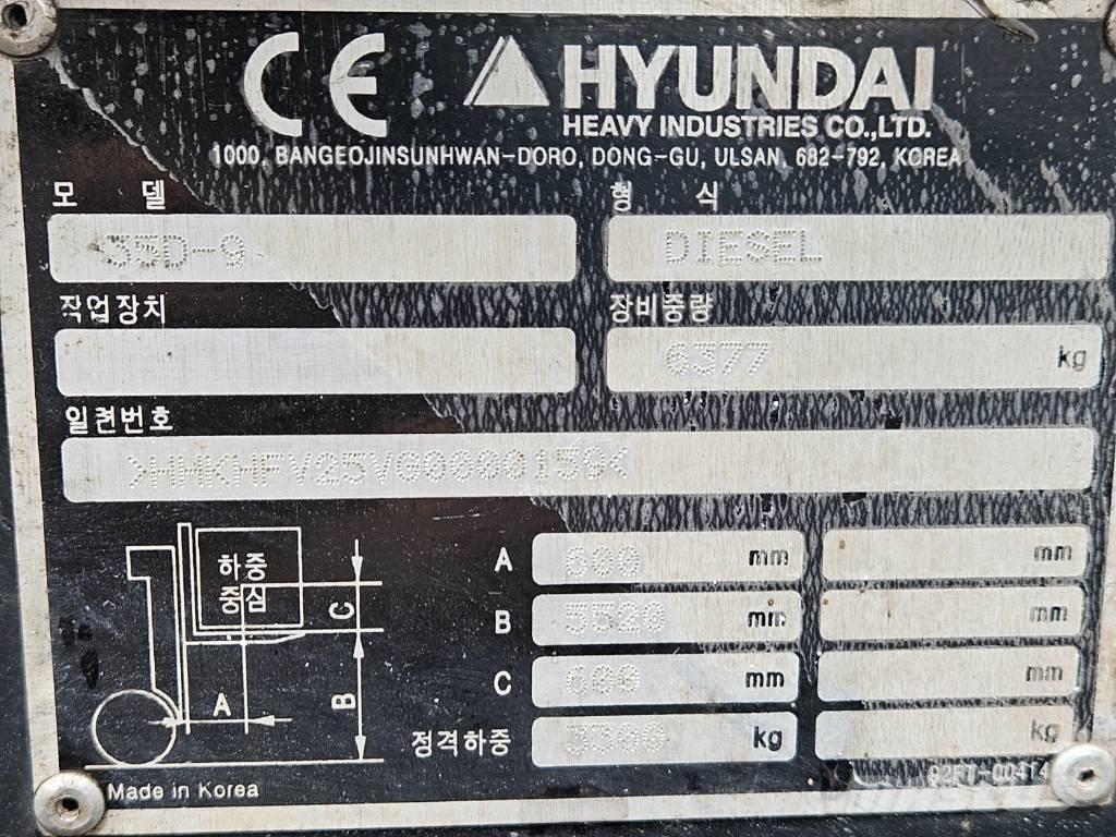 Hyundai 35d-9 Carretillas diesel