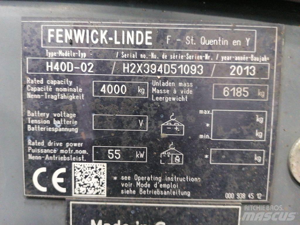 Linde H40D-02 Carretillas diesel