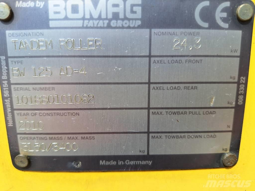 Bomag BW 125 AD-4 Rodillos de doble tambor